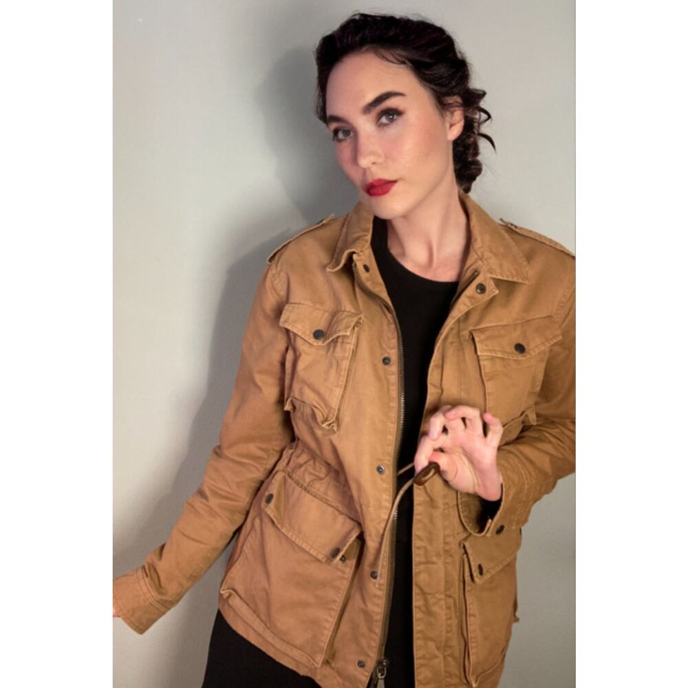 Banana Republic Vintage Cotton Field Safari Jacket 90s Y2K ~ Men M | Women L/ XL - Picture 3 of 11